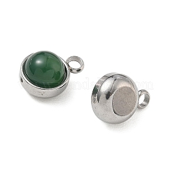 Anhänger aus natürlich gefärbter weißer Jade&nbsp;G-K325-01P-08-1