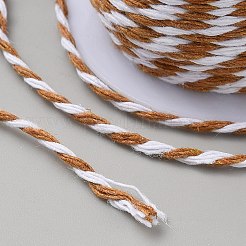 10m ツートンコットンツイストコード  ラウンド  ダークチソウ  1.5mm  約10.94ヤード（10m）/ロール&nbsp;OCOR-TAC0023-13B