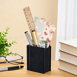 ペットブック型のブックマークホルダー  ブラック  83.5x78x44mm&nbsp;AJEW-WH0817-012A