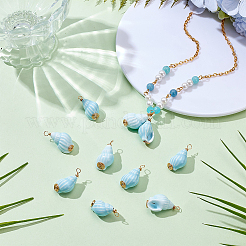 10 шт. Фарфоровые подвески ручной работы PALLOY-WR00018