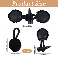8 Paar Harzknöpfe&nbsp;BUTT-CL0001-08