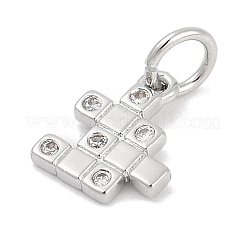 Латунные микро проложить кубического циркония подвески KK-Q028-38P