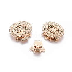 Застежки латунные коробки KK-L053-05KCG