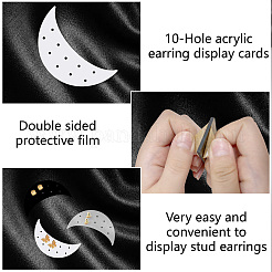 15 шт. 3-х цветные акриловые органайзеры для сережек&nbsp;EDIS-WH20015-003