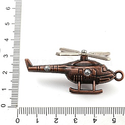 Tibetischer stil Aluminium Anhänger & Charms&nbsp;FIND-C052-06R