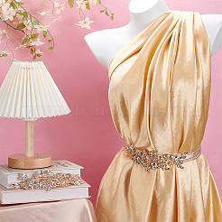 2 шт. тканевые нашивки со стразами&nbsp;AJEW-FG0005-46