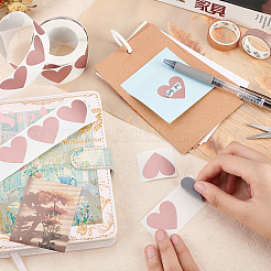 Рулоны с наклейкой для паролей с пленкой с покрытием&nbsp;STIC-WH0003-003A