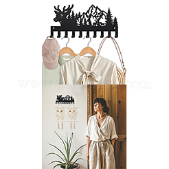 Железные настенные крючки вешалки HJEW-WH0087-005