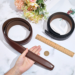 2 шт. двухцветный плоский кожаный шнур для самостоятельного изготовления цепочных ремней&nbsp;DIY-CL0001-15