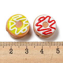 Нити эмалевых бусин лэмпворк ручной работы LAMP-A001-F03