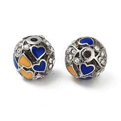 Платина покрытием сплава горный хрусталь бисер FIND-E046-07P