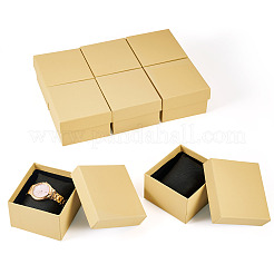 Прямоугольные бумажные подарочные коробки для ювелирных изделий&nbsp;CON-TAC0010-91G