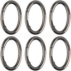 10 anneaux de porte à ressort en alliage de zinc.&nbsp;FIND-SP0004-31B