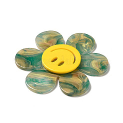 Двухцветные акриловые большие подвески&nbsp;LS-OACR-B008-D06