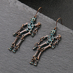 Set di orecchini in lega di halloween stile punk rock&nbsp;X-EJEW-F238-27