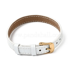Bracelets en simili cuir avec boucles en acier inoxydable&nbsp;AJEW-Z053-01I