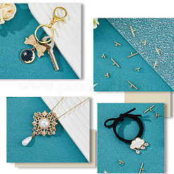 12 шт. 3 стиля латунных трубчатых дужек DIY-FH0007-67G