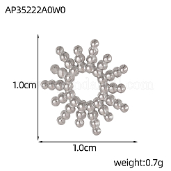 Weihnachtsanhänger aus 304 Edelstahl&nbsp;STAS-OY005-57P