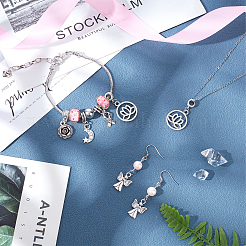 Европейские подвесные подвески и сплавы европейские подвесные подвески из сплава с большим отверстием в тибетском стиле&nbsp;PALLOY-PH0013-74-RS