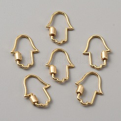 Подвески с винтовым карабином из пальмового сплава&nbsp;FIND-WH0111-371G