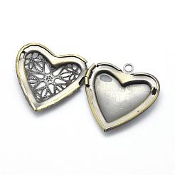 Латунные диффузор Locket подвески KK-F717-25AB-NR