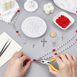 Наборы для изготовления браслетов/ожерельев&nbsp;DIY-PH0030-45