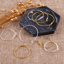 Латунные серьги обруча&nbsp;KK-TA0007-79-NF