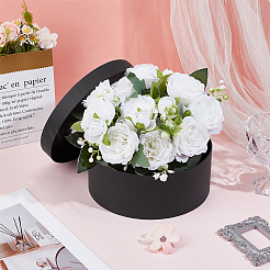 1 runde Aufbewahrungsboxen aus Pappe und 1 Phenolkunststoff-Bastelschaum für Blumen&nbsp;CON-PH0003-42