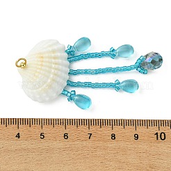 Natürlichen Shell große Anhänger&nbsp;PALLOY-MZ01363
