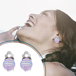 60 шт. фурнитура для сережек-клипс 2 размера из нержавеющей стали 304 STAS-UN0051-68