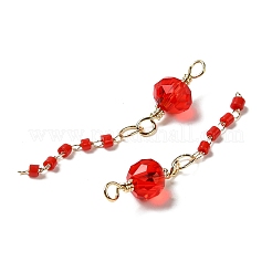 Стеклянные подвески&nbsp;KK-P242-05G