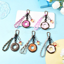 5 шт. подвеска в виде яблока из искусственной кожи HJEW-JM04426