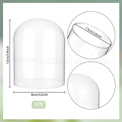 Cloche-Kuppelabdeckungen aus Glas&nbsp;GLAA-WH0057-08