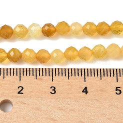 Природные желтые опал бусины пряди G-D306-A05-4mm