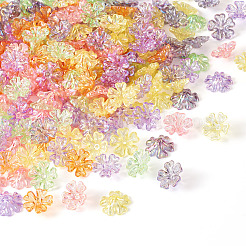 240 шт. 6-цветные прозрачные акриловые колпачки с УФ-покрытием&nbsp;OACR-TA0002-95