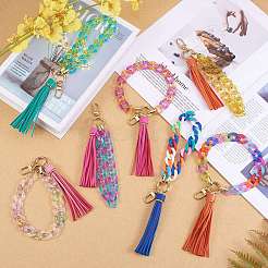 Llavero con eslabones de cadena&nbsp;HJEW-SW00014-07