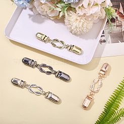 4 шт. 4-х цветные ретро-зажимы для кардигана из сплава&nbsp;FIND-ME0002-40