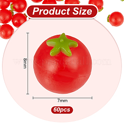60 Stück PVC-Imitationsfrucht&nbsp;DJEW-OC0001-49B