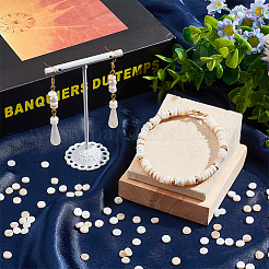 3 нити натуральных ракушечных бусин нити SSHEL-NB0001-44A