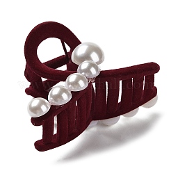 Beflockte Haarspange aus Kunststoff&nbsp;LS-PHAR-D015-02A