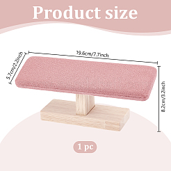 Espositori per braccialetti con barra a T in velluto&nbsp;ODIS-WH0061-65