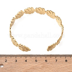 Offene Armreifen aus 304 Edelstahl für Damen&nbsp;SA-CBAD2D2-02G
