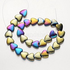 Electroplate non magnetici ematite sintetico fili di perline&nbsp;G-F300-22E-02