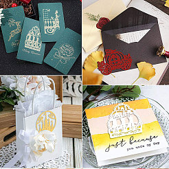 Углеродистая сталь разрезает трафареты DIY-WH0170-100