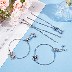 8шт регулируемый браслет из нержавеющей стали 304 для изготовления STAS-SC0006-04