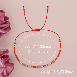 Braccialetti da donna in stile bohémien con rondelle sfaccettate&nbsp;FE7255-1