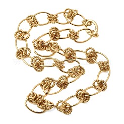 Ожерелья из овальных звеньев латуни толщиной 13 мм&nbsp;NJEW-L013-02G