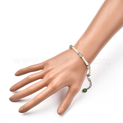 Bracciali di perline Amazonite naturale&nbsp;BJEW-JB05313-02