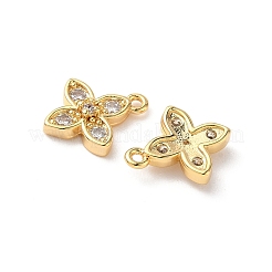 Латунные микропаве прозрачные кубические циркониевые подвески KK-D504-12G