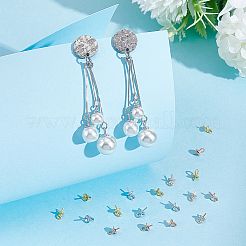 30 шт. 3 цвета 925 серебряные скобы для крепления STER-GA0001-13